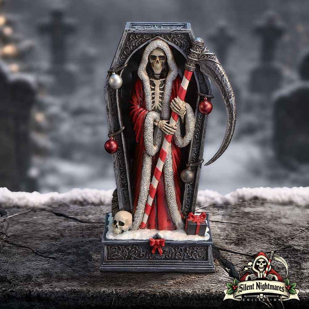Nemesis Now - Silent Nightmares: Merry Cryptmas Dekorative Figur - Mehrfarben